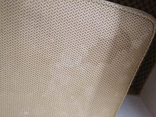Dirty upholstery