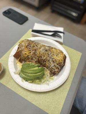Keto wet burrito