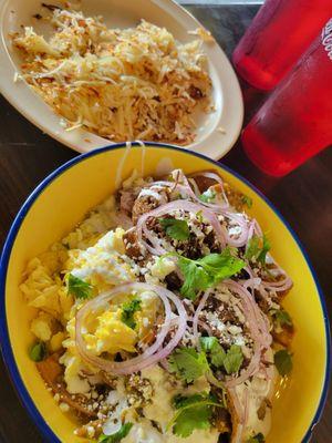 Chilaquiles wete good but this plate alone was $20