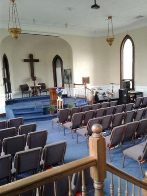 The beautiful church sanctuary