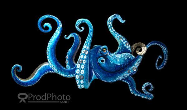 Painting on Shaped Wood from a local artist.