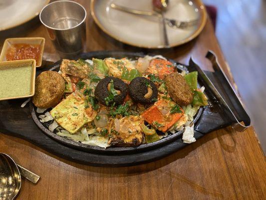 Veg Assorted bbq sizzler