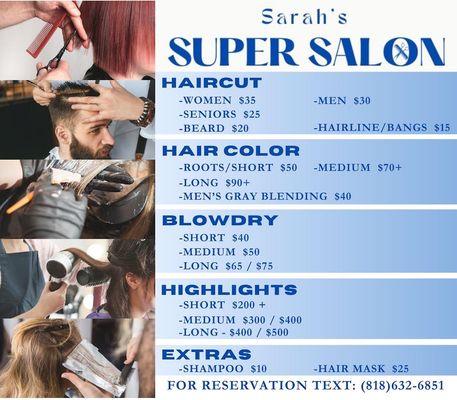 Sarah’s Super Salon
