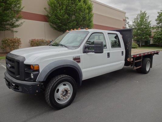2008 Ford F550 Crew Cab Flat Bed