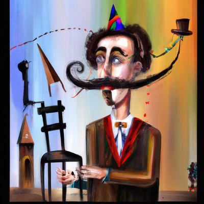 AI generated image of myself at work.