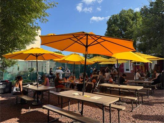 Picnic table seating