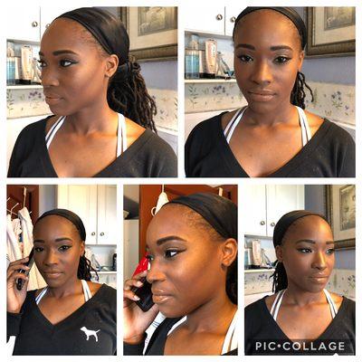 Prom makeup done by Beauty Maven Esthetics