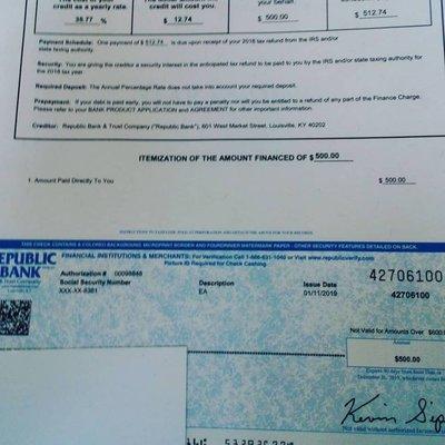 I barely Applied yesterday and got my check today.