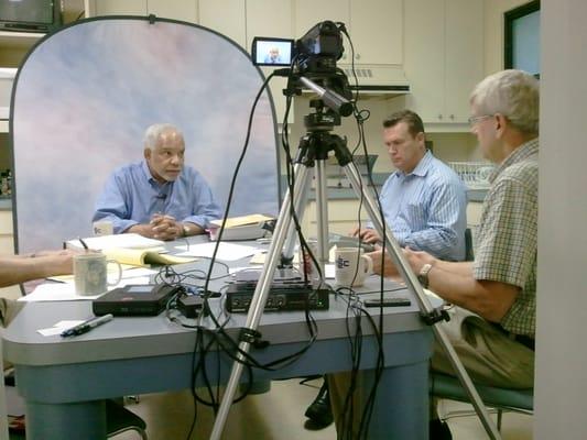 This experts testimony was recorded in his kitchen.