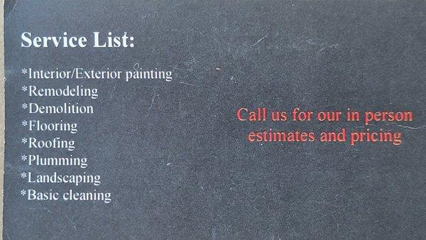 RP Total Homecare Maintenance & Construction