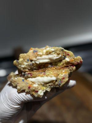 Birthday cake cookie