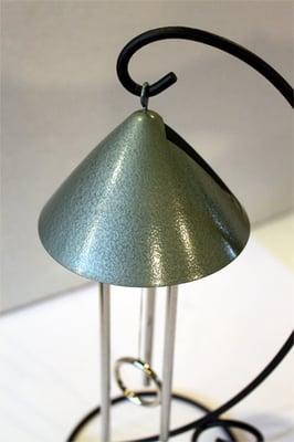 The Metallic Collection ~ Patina shown. Another addition to our Sprite line of solar chimes. Other metallic color options.