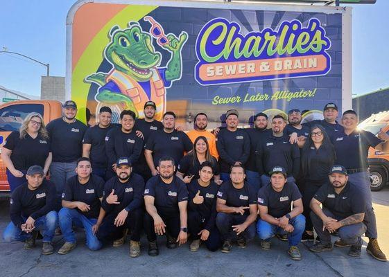 Charlie's Sewer & Drain Team!
