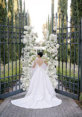 The beautiful Villa Montalvo for an August wedding!