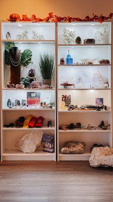 Lots of new Tarot Decks, Oracle Decks, Crystal Books, and more! Seven Chakra Tuning Forks, Selenite, Amethyst, Large Crystals, Bells
