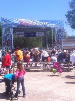 At St. Pius X school fair in support of Lakeview.