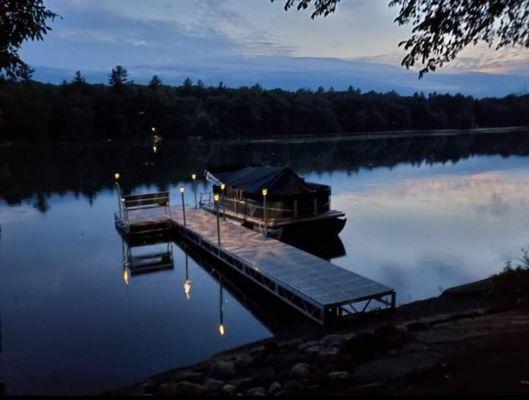 Lake Cottage In The Woods