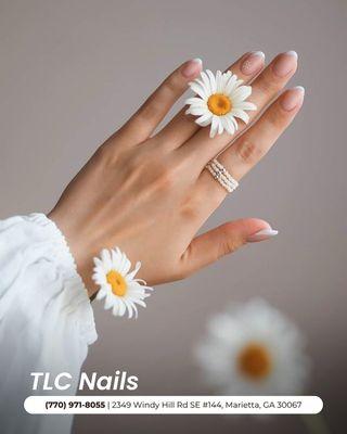 (770) 971-8055
2349 Windy Hill Rd SE #144, Marietta, GA 30067
#tlcnailsmarietta #mariettanails #mariettabeauty