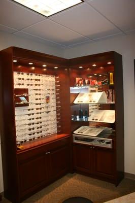Our dispensary offers a large selection of the latest frame styles.