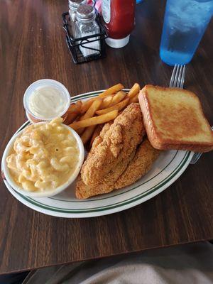 Catfish dinner. 2 pieces of deliciousness! Really good!