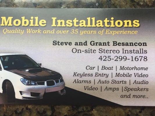 Mobile Installations