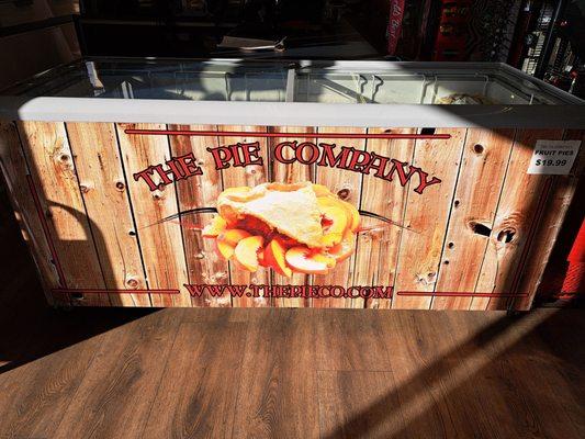 $19.99 frozen pies from The Pie Company. Photo taken 10/27/24.
