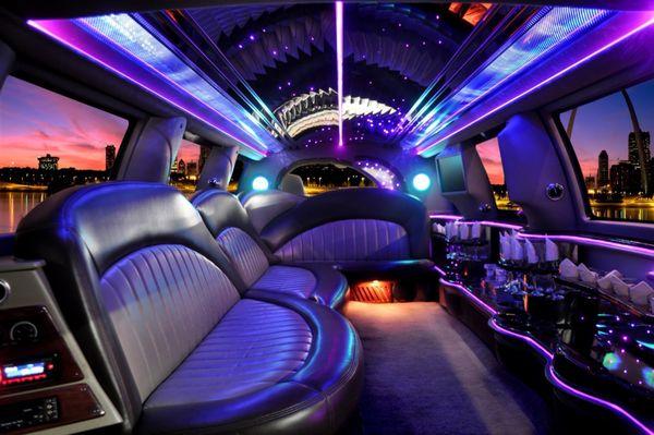 inside out 10 Passenger Stretch Limousine