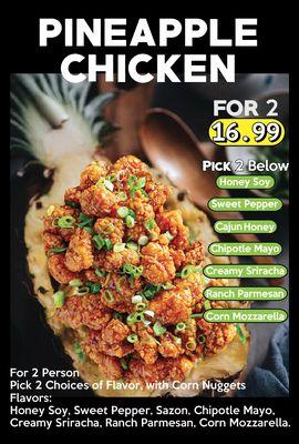 Waffle & Bubble - Pineapple Chicken