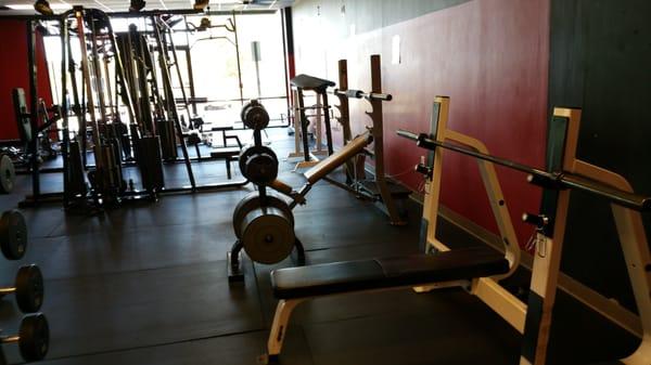 Olympic flat and incline benches