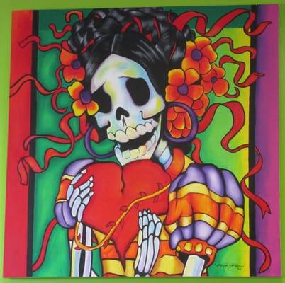 Catrinas, one of the most popular figures of the Day of the Dead celebrations in Mexico