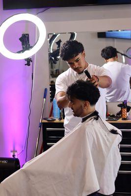 Ask for one of barbers, Rob. Great barber & individual.