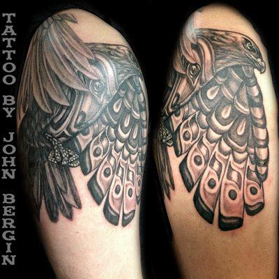 North western Indian style eagle