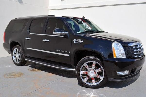 Late model luxury Cadillac Escalade