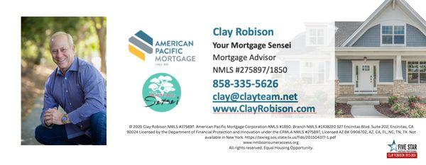 Clay Robison - American Pacific Mortgage