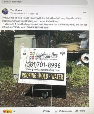 American One Roofing