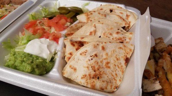 Delicious quesadillas