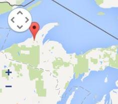 The Hut is located in Toivola (Twin Lakes) Michigan