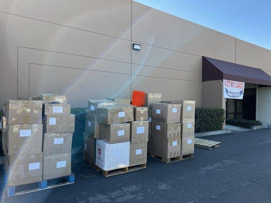 Ready to wrap and transport