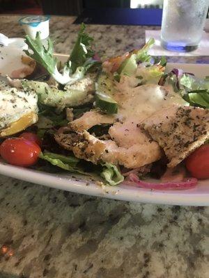 Southern Salad with double grilled chicken.
