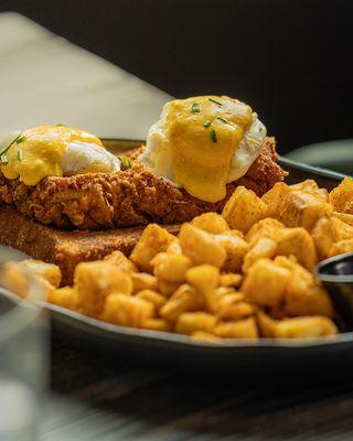 Sweet Chick Benny- not your average benedict it's Uninhibited.