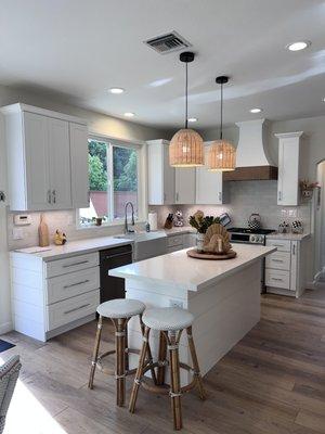 Light fixtures by electricians