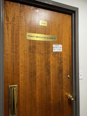 The business is located in a building on the 14th floor