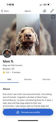 Idan’s Dog Walking Service