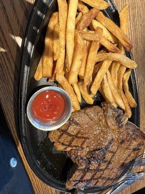 Melbourne Porterhouse will Aussie Fries