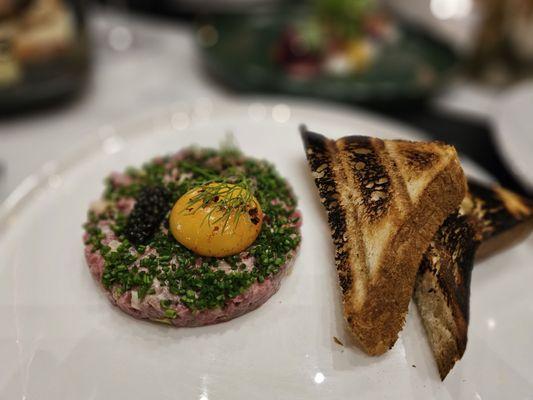 This is Beef Tar Tar, one of my favorite dishes!