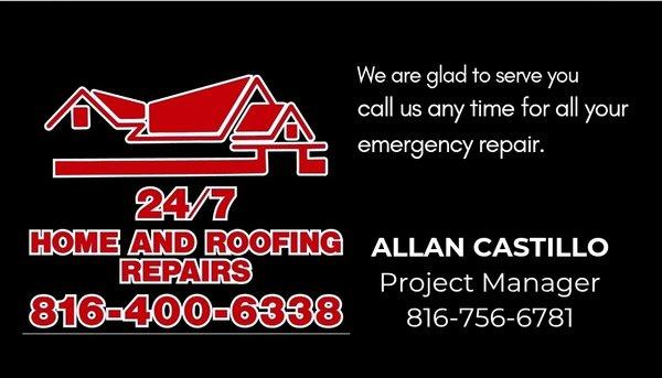 24 by 7 Home and Roofing Repairs