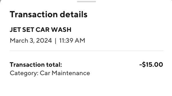 Charged $15 for less than 4 minutes