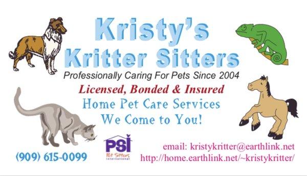 Kristy's Kritter Sitters
