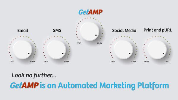 GetAMP provides an easy-to-use tool to design your marketing pieces, such as email, landing page, print, and social media messages.