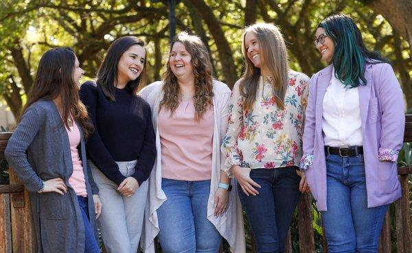 Our team of therapists at Mindful Living Counseling Orlando. We are located in downtown Orlando across from Lake Eola.